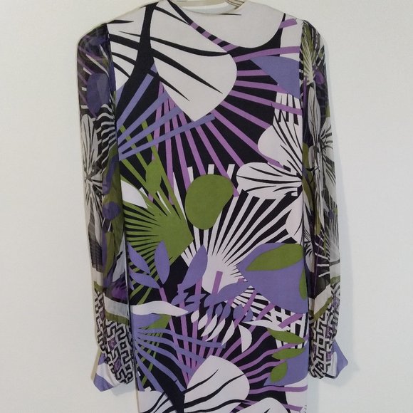 Gorgeous ANALILI Dress, High end Boutique Dress with bold colourful print - Picture 6 of 14